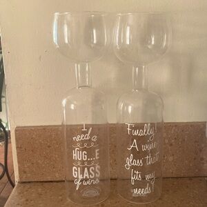 BigMouth Wine Glasses-Set of 2